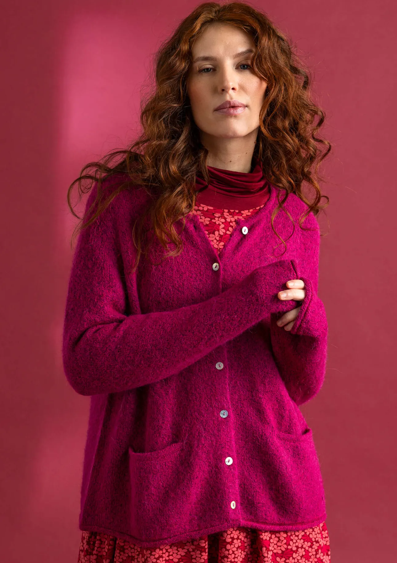 Gudrun Sjödén Strickjacke aus Alpakagemisch> Strickjacken