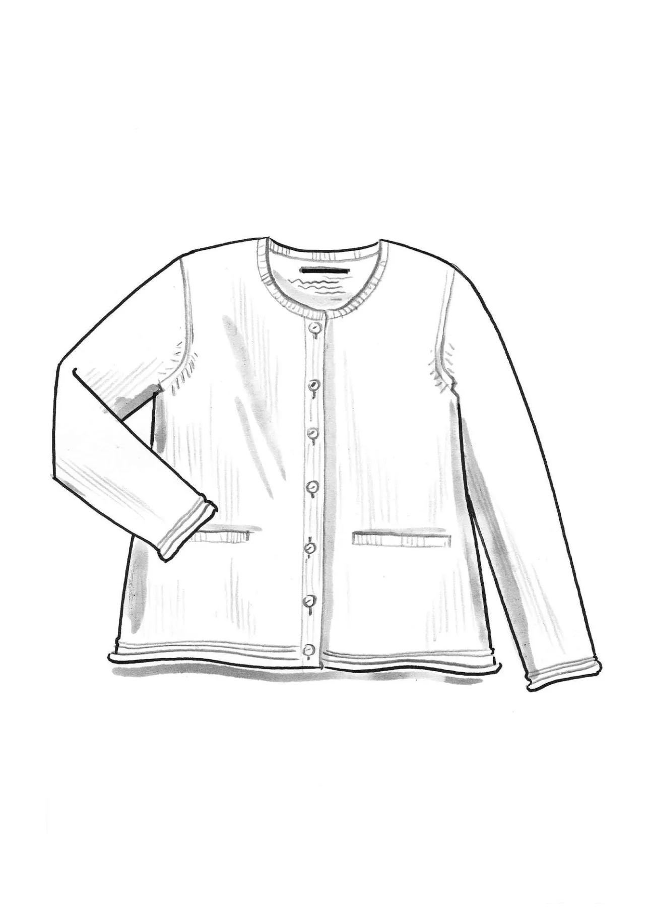 Gudrun Sjödén Strickjacke aus Alpakagemisch> Strickjacken
