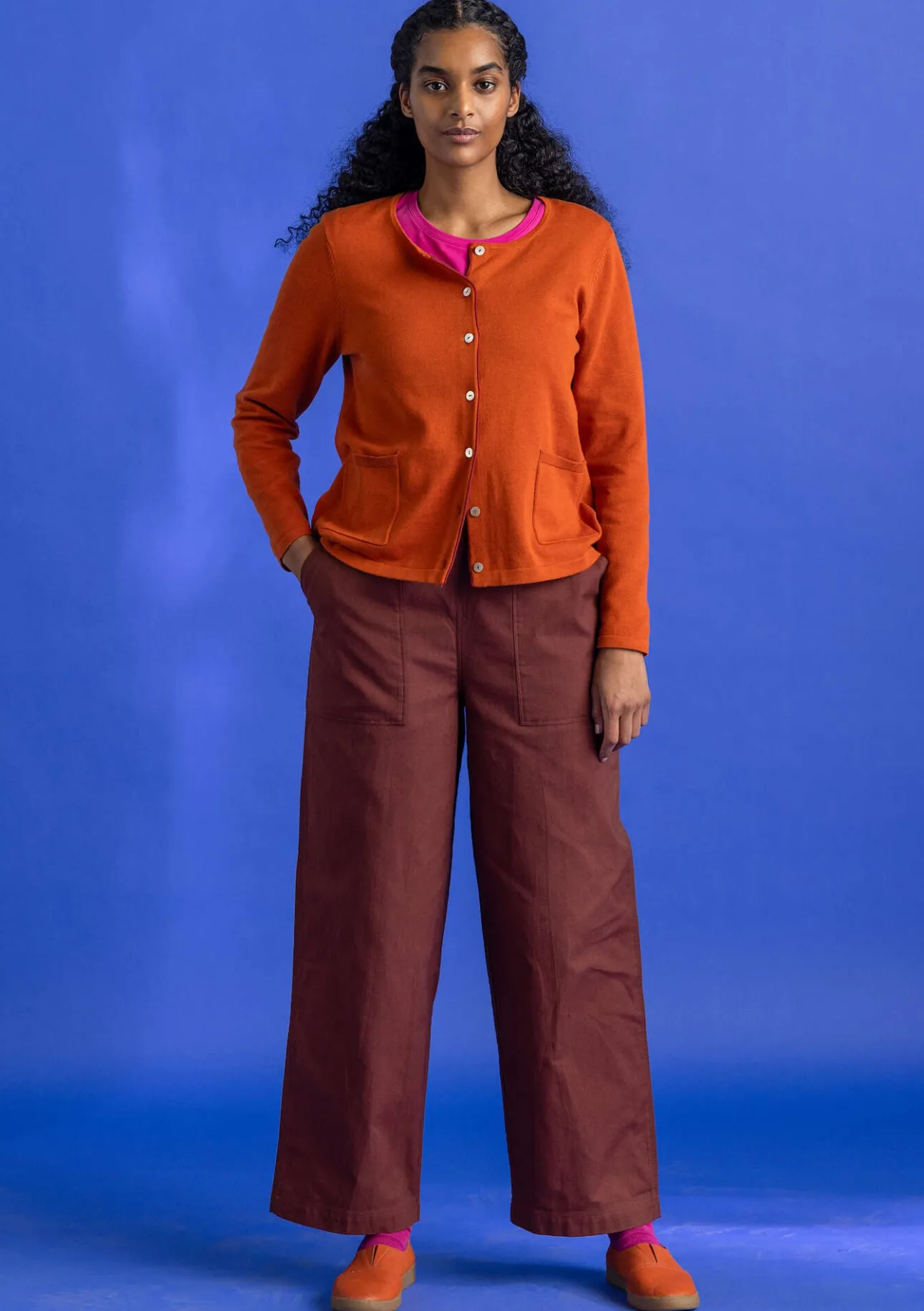 Gudrun Sjödén Strickjacke aus Bio-/Recycling-Baumwolle> Strickjacken