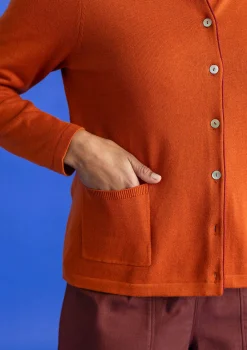 Gudrun Sjödén Strickjacke aus Bio-/Recycling-Baumwolle><noscript><img width=