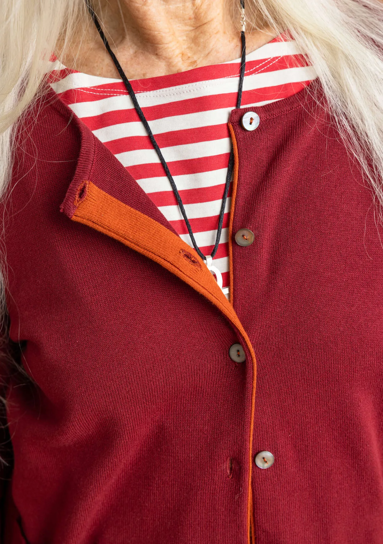 Gudrun Sjödén Strickjacke aus Bio-/Recycling-Baumwolle> Strickjacken