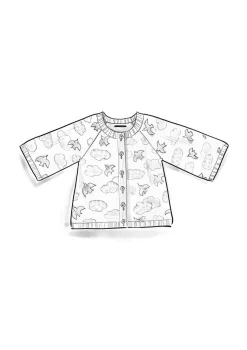 Gudrun Sjödén Strickjacke „Flyttfågel“ aus Recycling-Wollmischung/Recycling-Baumwolle><noscript><img width=