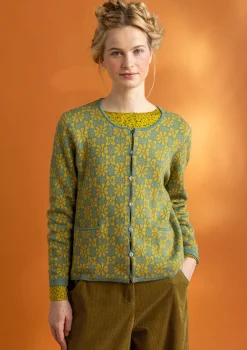 Gudrun Sjödén Strickjacke „Freja“ aus Bio-/Recycling-Baumwolle> Strickjacken