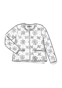 Gudrun Sjödén Strickjacke „Freja“ aus Bio-/Recycling-Baumwolle><noscript><img width=