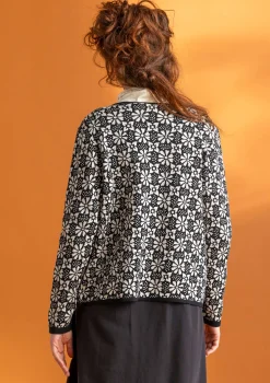 Gudrun Sjödén Strickjacke „Freja“ aus Bio-/Recycling-Baumwolle><noscript><img width=