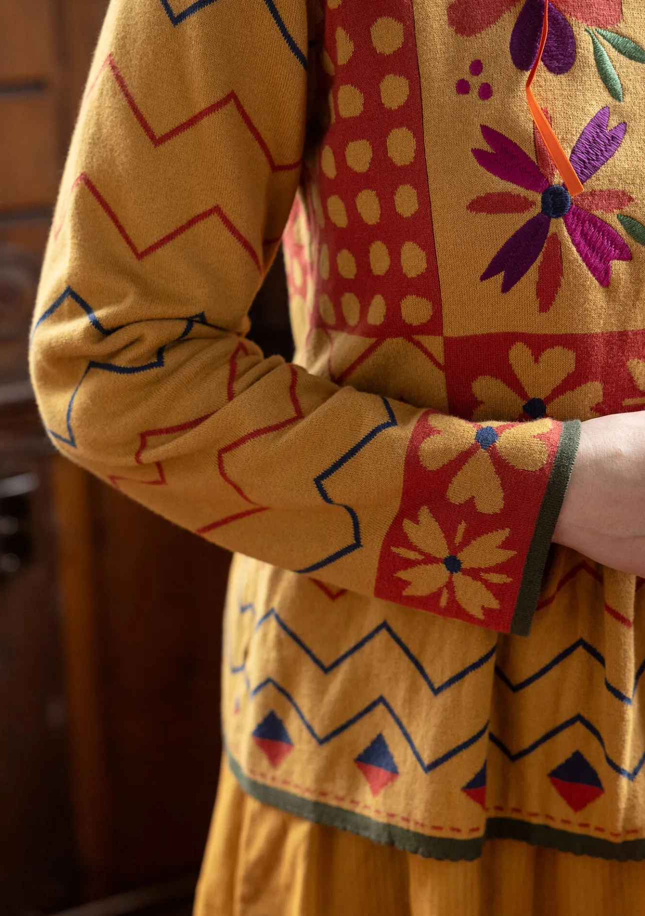 Gudrun Sjödén Strickjacke „Maria“ aus Bio-/Recycling-Baumwolle> Strickjacken