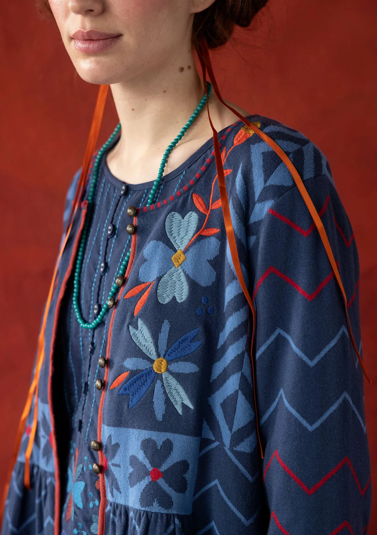 Gudrun Sjödén Strickjacke „Maria“ aus Bio-/Recycling-Baumwolle> Strickjacken