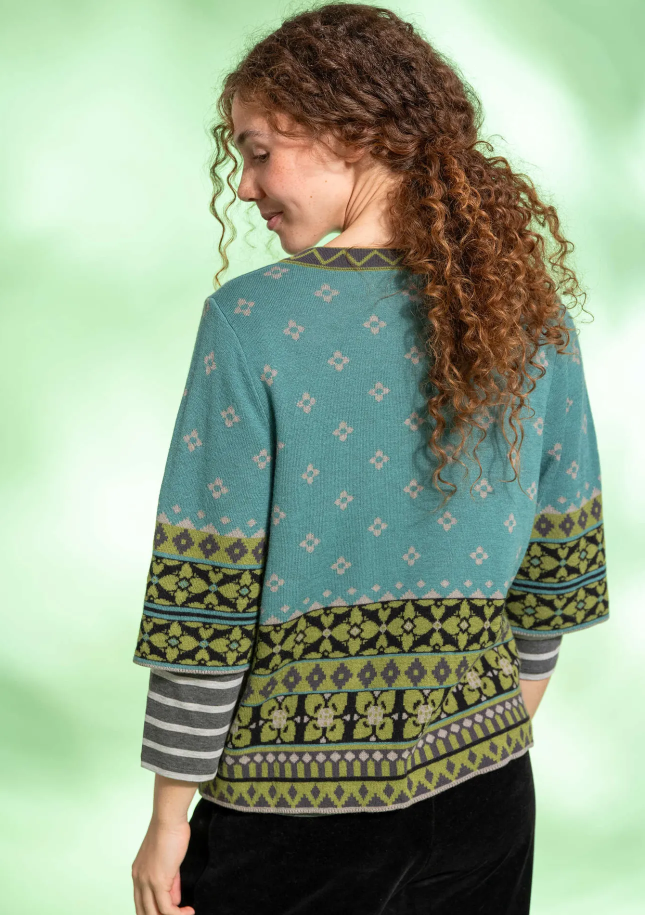 Gudrun Sjödén Strickjacke „Noon“ aus Wolle/Lyocell> Strickjacken