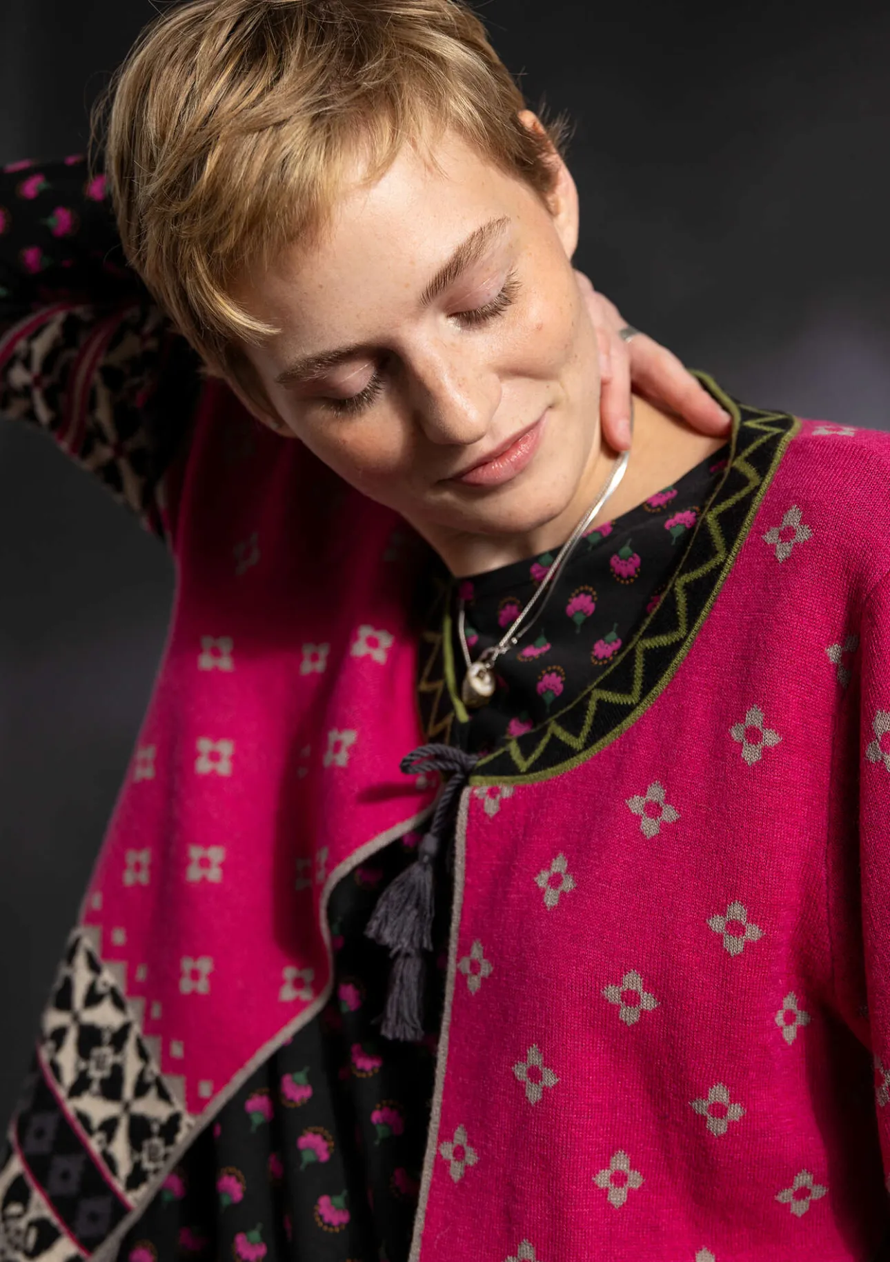 Gudrun Sjödén Strickjacke „Noon“ aus Wolle/Lyocell> Strickjacken