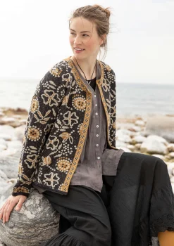 Gudrun Sjödén Strickjacke „Rashmi“ aus Bio-Baumwolle> Strickjacken
