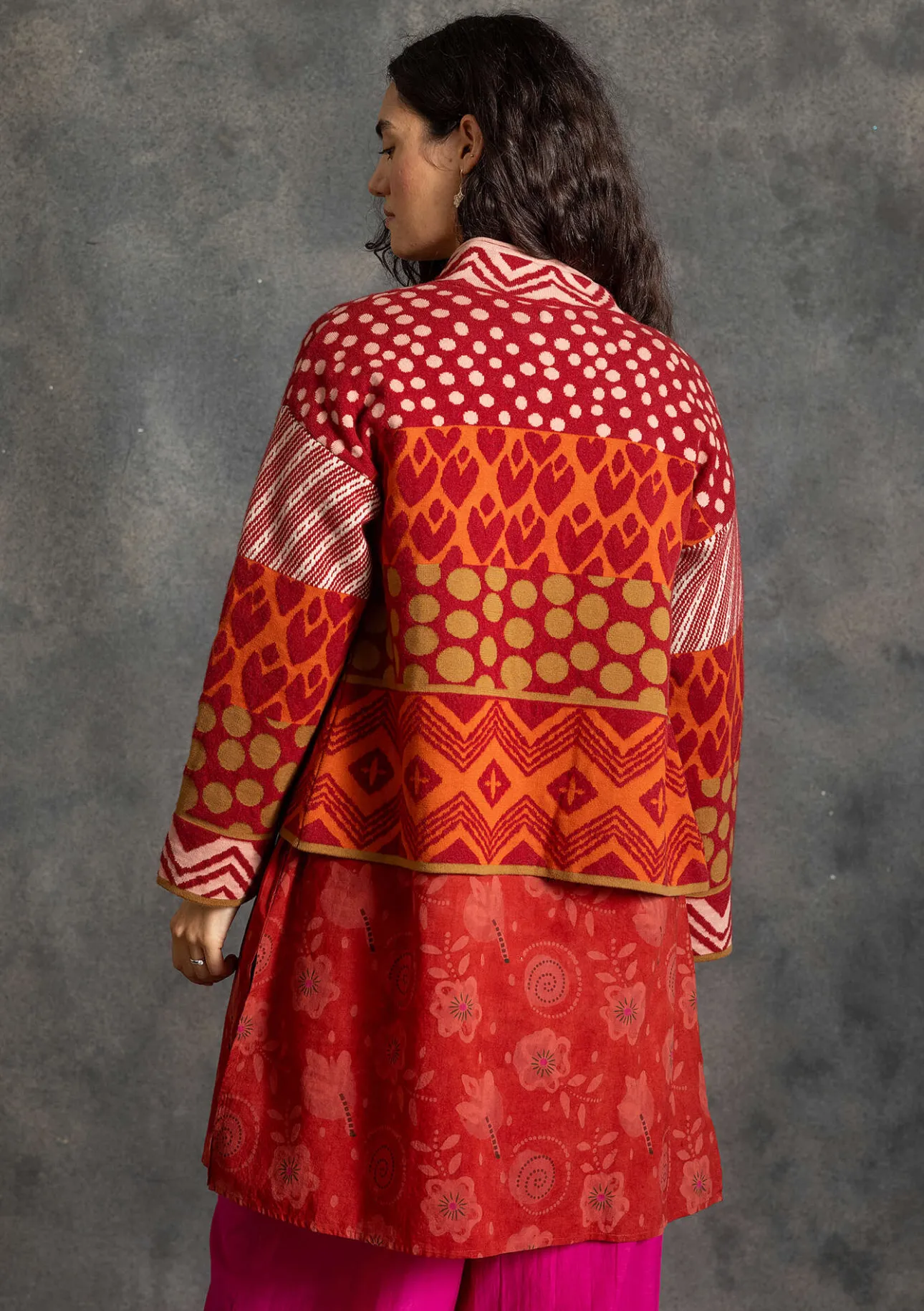 Gudrun Sjödén Strickjacke „Viktoria“ aus Baumwolle/Lammwolle> Strickjacken