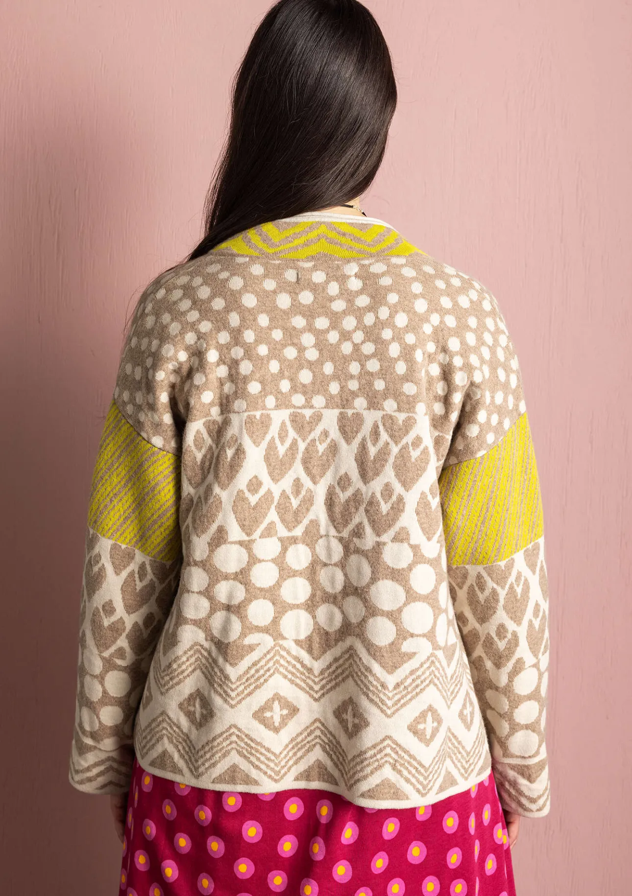 Gudrun Sjödén Strickjacke „Viktoria“ aus Baumwolle/Lammwolle> Strickjacken