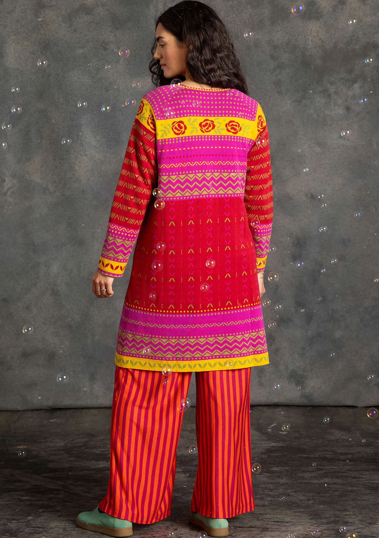 Gudrun Sjödén Strickkleid „Kajsa“ aus Bio-/Recycling-Baumwolle> Kleider