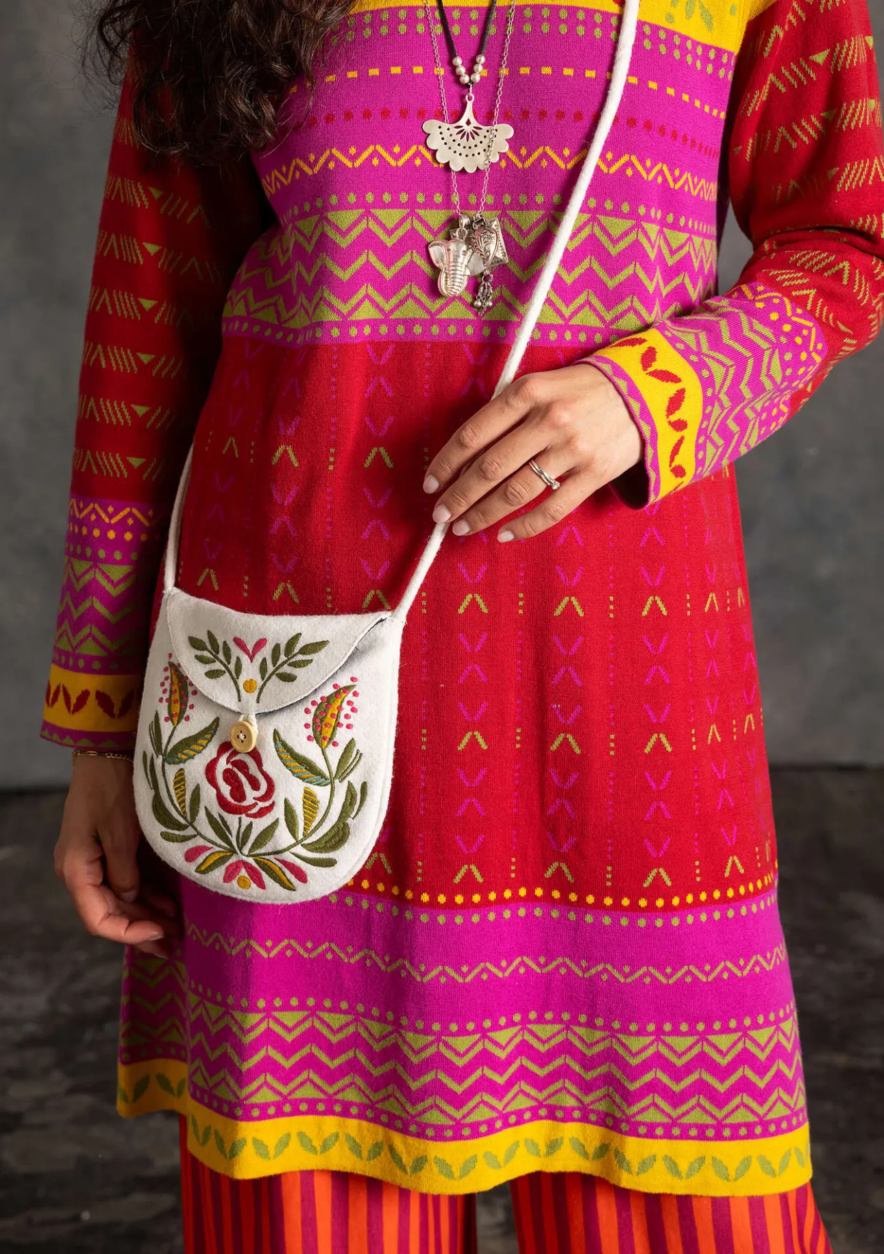 Gudrun Sjödén Strickkleid „Kajsa“ aus Bio-/Recycling-Baumwolle> Kleider