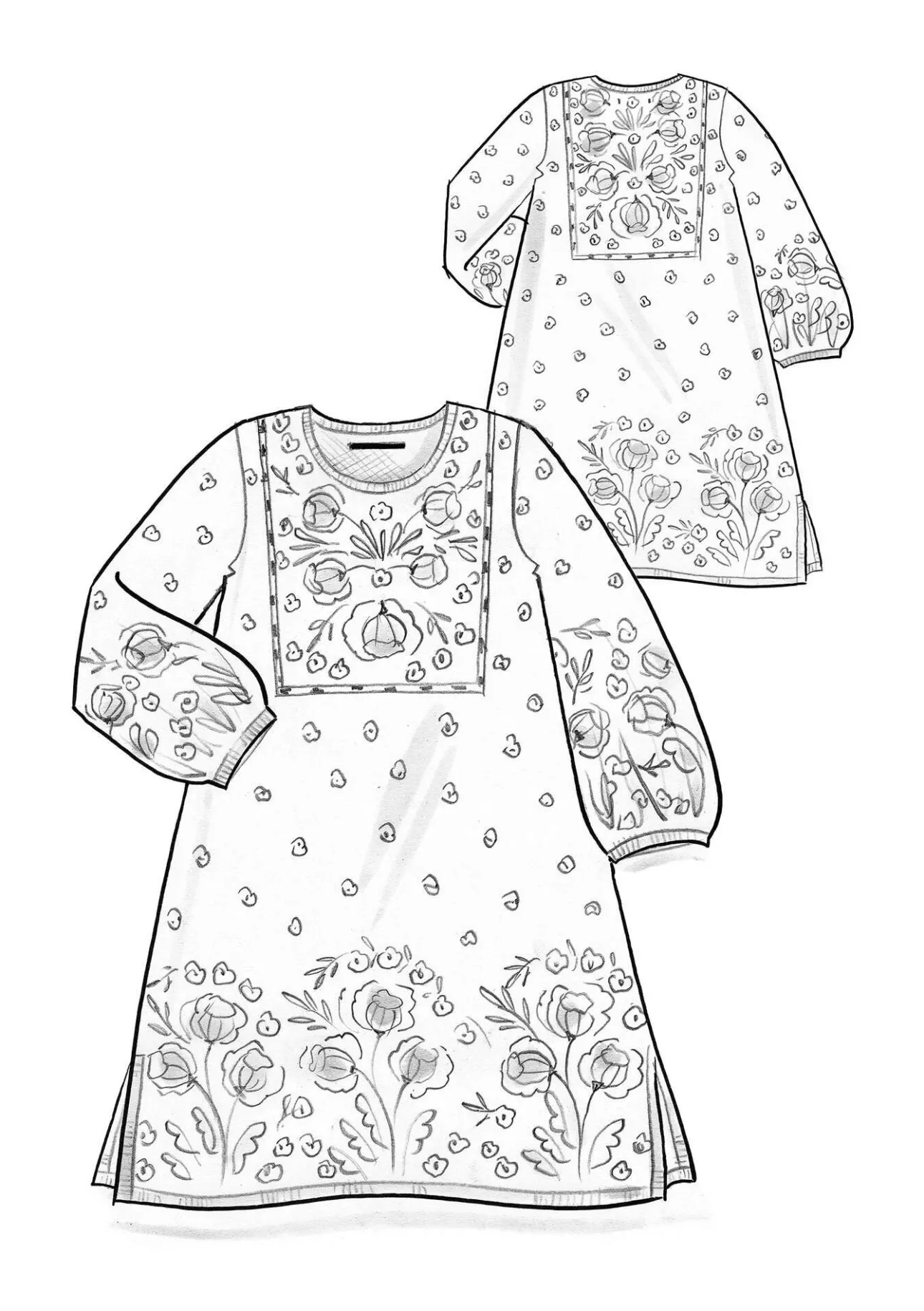 Gudrun Sjödén Strickkleid „Stine“ aus Bio-/Recycling-Baumwolle> Kleider