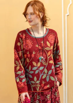 Gudrun Sjödén Strickpullover „Nyponros“ aus Bio-/Recycling-Baumwolle> Pullover & Shirts