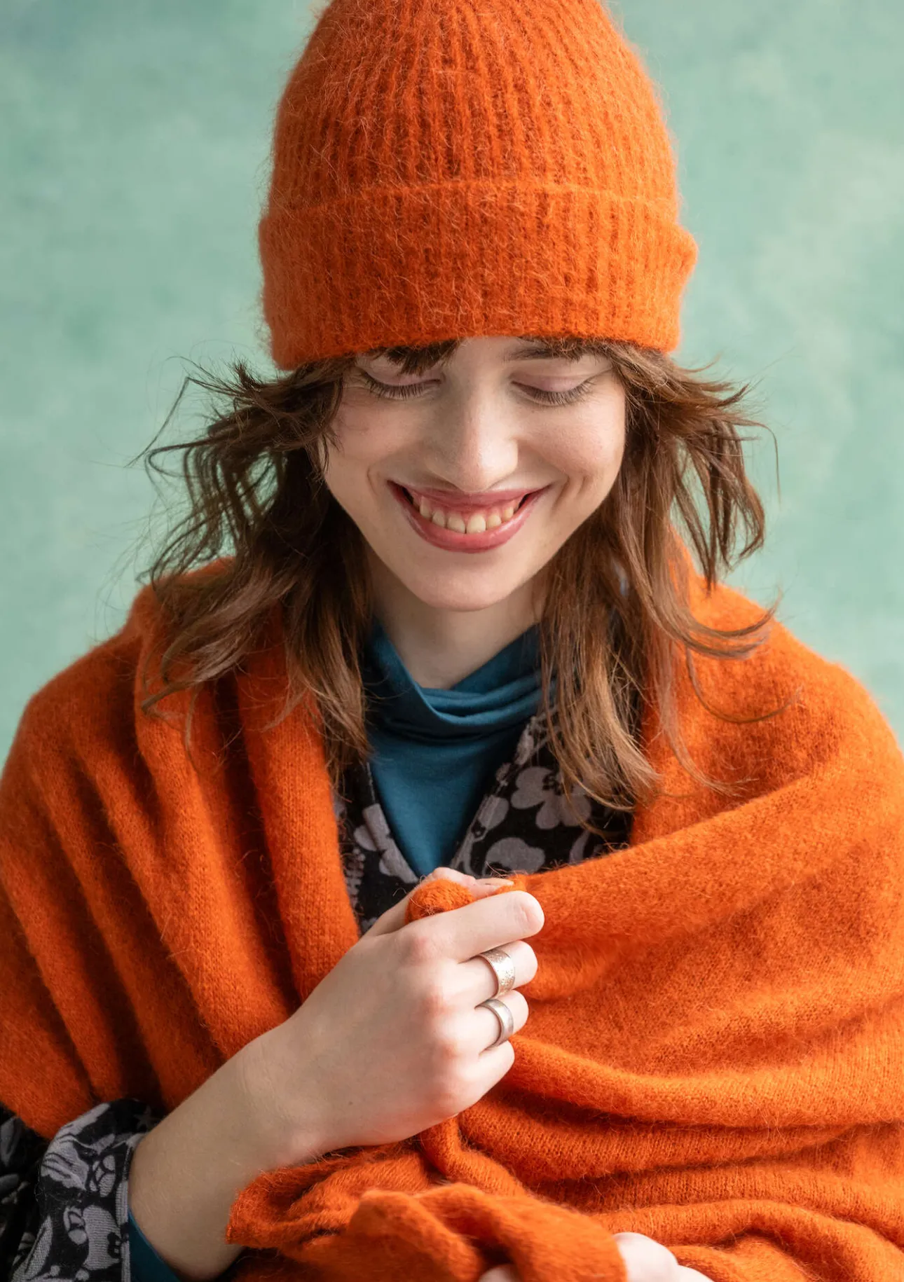 Gudrun Sjödén Strickschal aus Alpakagemisch> Accessoires|Schals Und Tücher