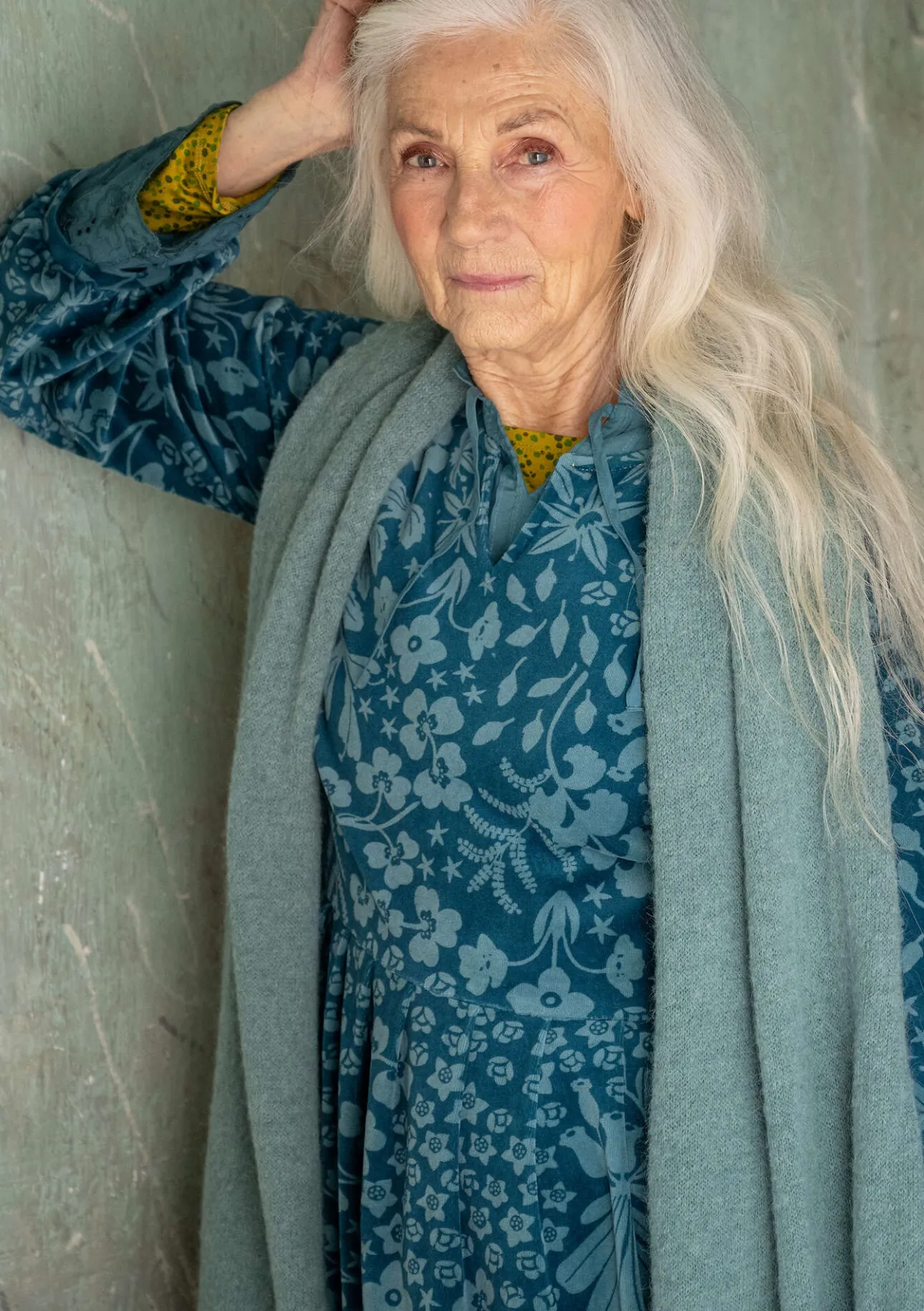 Gudrun Sjödén Strickschal aus Alpakagemisch> Accessoires|Schals Und Tücher