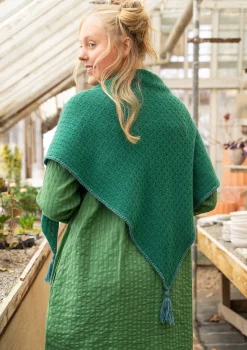 Gudrun Sjödén Strickschal aus Lammwolle/ Recycling-Wolle> Accessoires