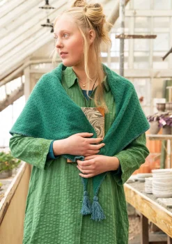 Gudrun Sjödén Strickschal aus Lammwolle/ Recycling-Wolle> Accessoires