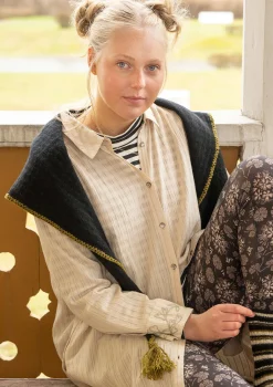 Gudrun Sjödén Strickschal aus Lammwolle/ Recycling-Wolle> Accessoires