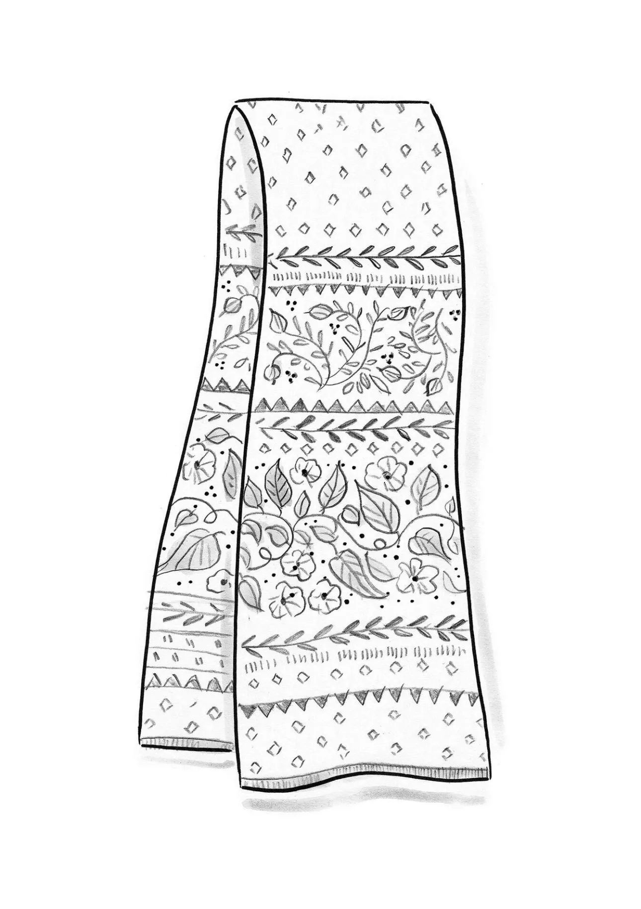 Gudrun Sjödén Strickschal „Borealis“ aus Bio- und Recycling-Baumwolle/Wolle> Accessoires|Schals Und Tücher