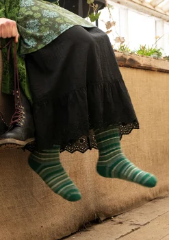 Gudrun Sjödén Stricksocken aus Lammwolle/Recycling-Wolle> Accessoires