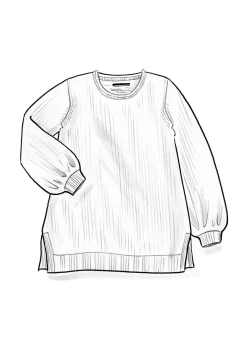 Gudrun Sjödén Stricktunika „Vinternatt“ aus Bio- und Recycling-Baumwolle/Alpakawollgemisch> Tuniken