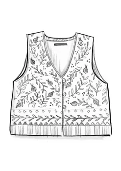 Gudrun Sjödén Strickweste „Aurora“ aus Bio- und Recycling-Baumwolle/Wolle><noscript><img width=