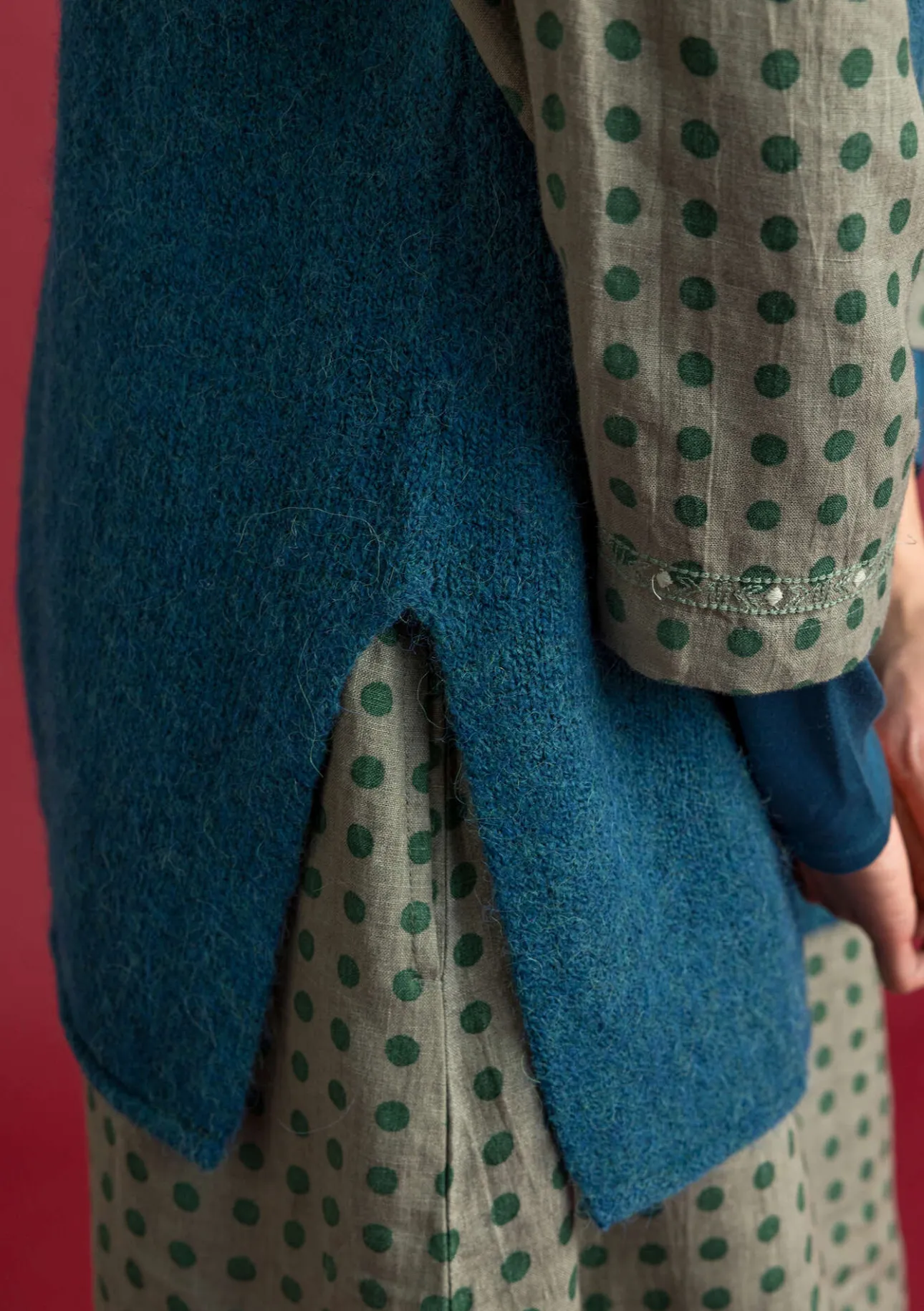 Gudrun Sjödén Strickweste aus Alpakagemisch> Westen