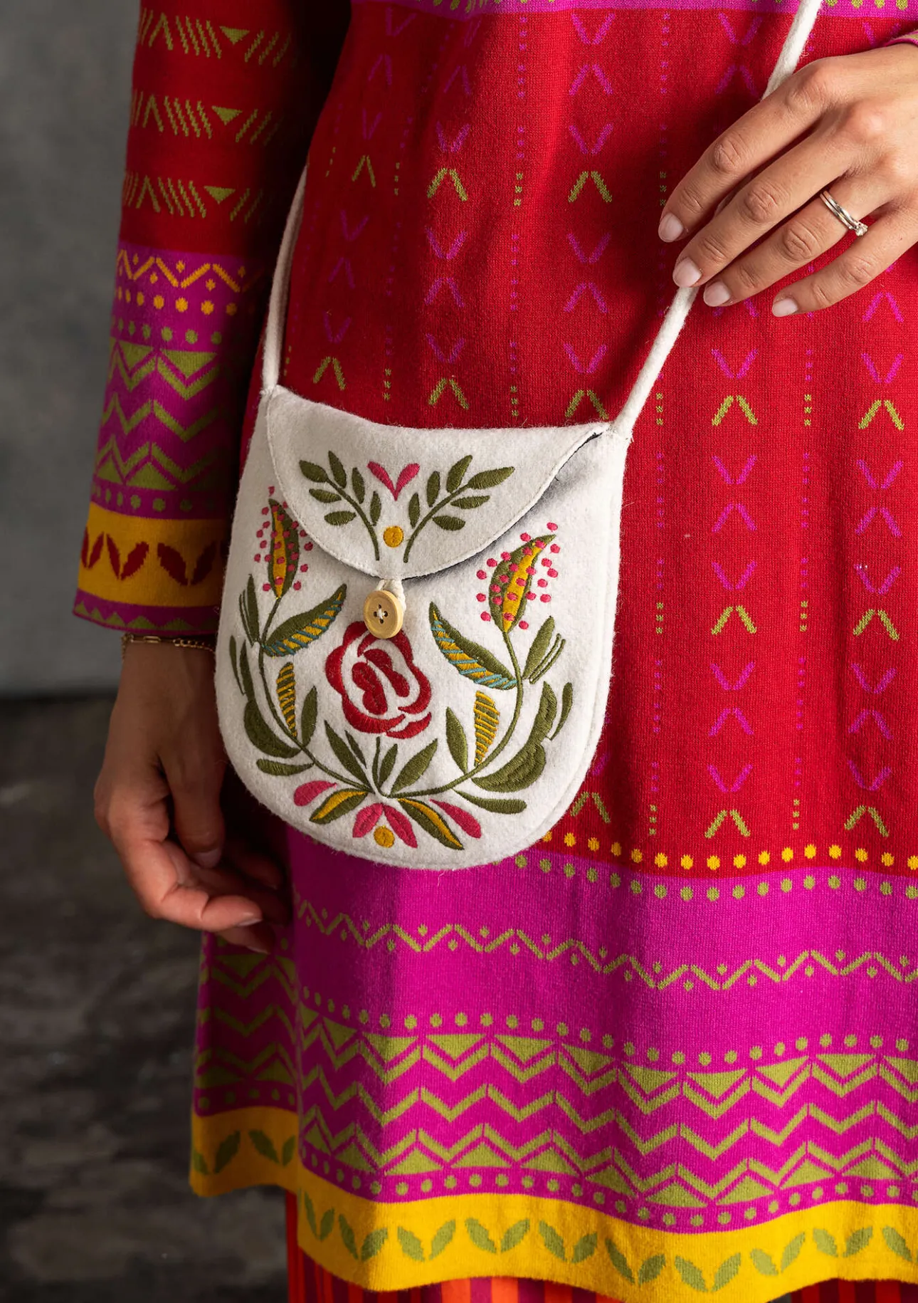 Gudrun Sjödén Tasche „Tova“ aus Wolle> Taschen