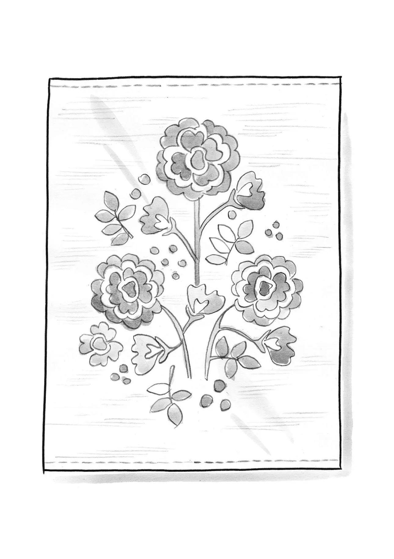 Gudrun Sjödén Teppich „Wild rose“ aus Bio-Baumwolle> Teppiche|Heimtextilien