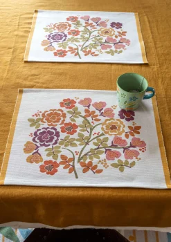 Gudrun Sjödén Tischset „Wild rose“ aus Bio-Baumwolle> Tischdecken & -läufer|Küche & Esszimmer