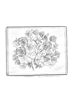 Gudrun Sjödén Tischset „Wild rose“ aus Bio-Baumwolle> Tischdecken & -läufer|Küche & Esszimmer