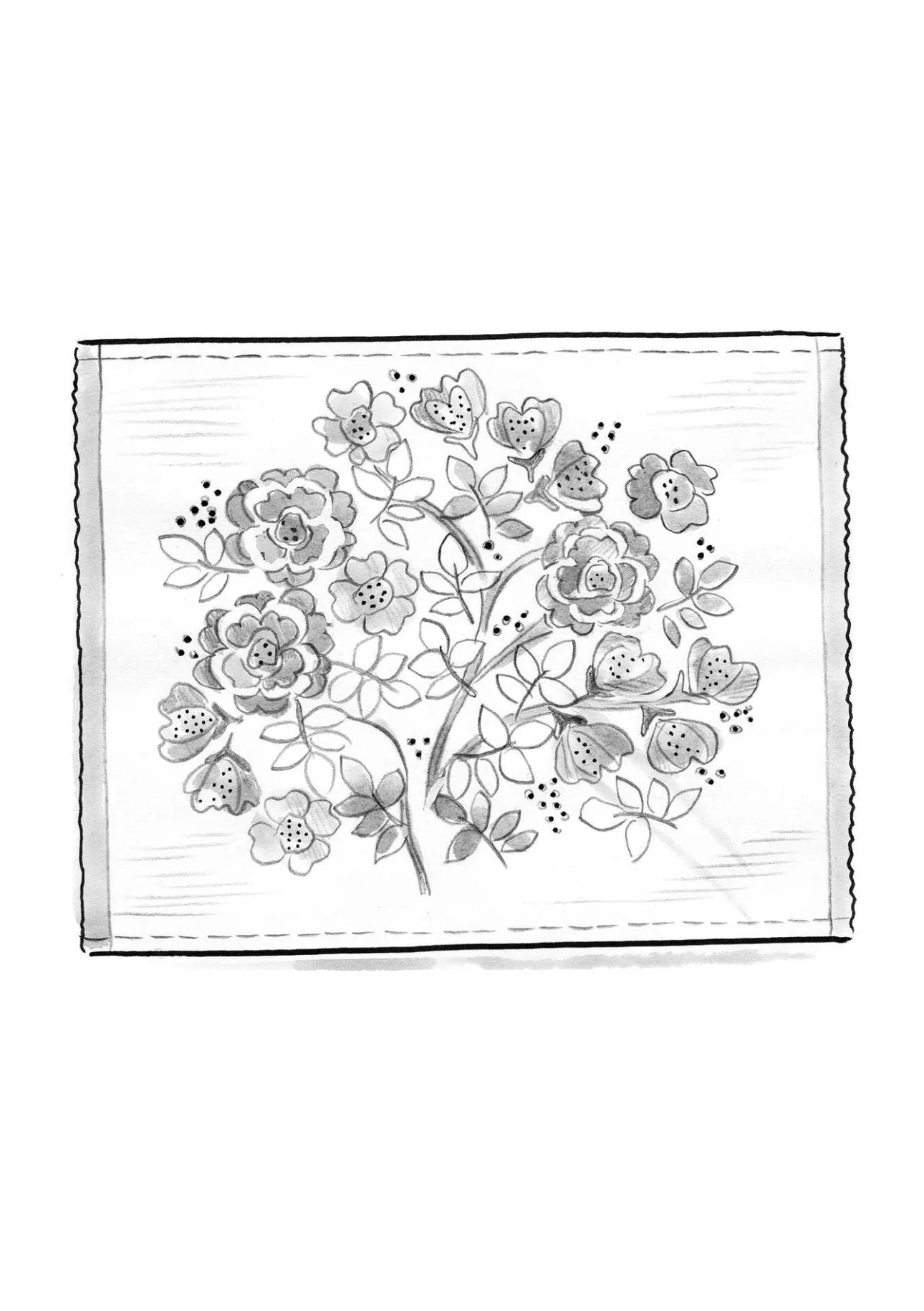 Gudrun Sjödén Tischset „Wild rose“ aus Bio-Baumwolle> Tischdecken & -läufer|Küche & Esszimmer
