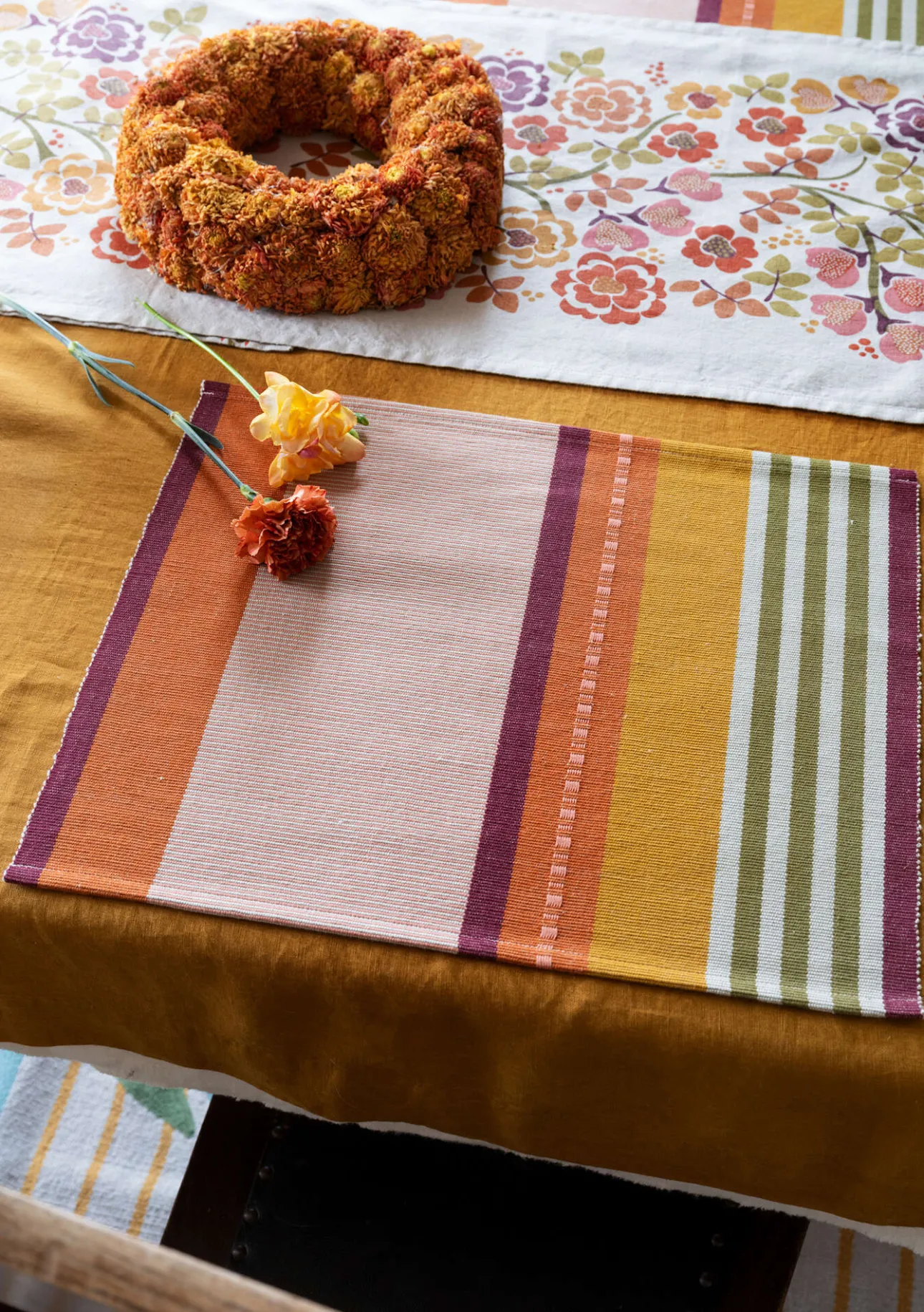 Gudrun Sjödén Tischset „Wild rose“ aus Bio-Baumwolle> Tischdecken & -läufer|Küche & Esszimmer