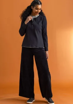 Gudrun Sjödén Velourshose aus Bio-Baumwolle/Recycling-Polyester><noscript><img width=