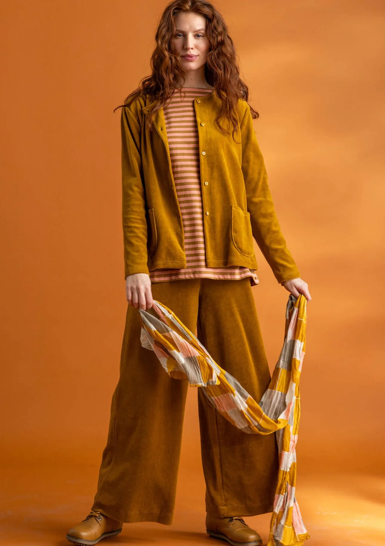 Gudrun Sjödén Velourshose aus Bio-Baumwolle/Recycling-Polyester> Hosen