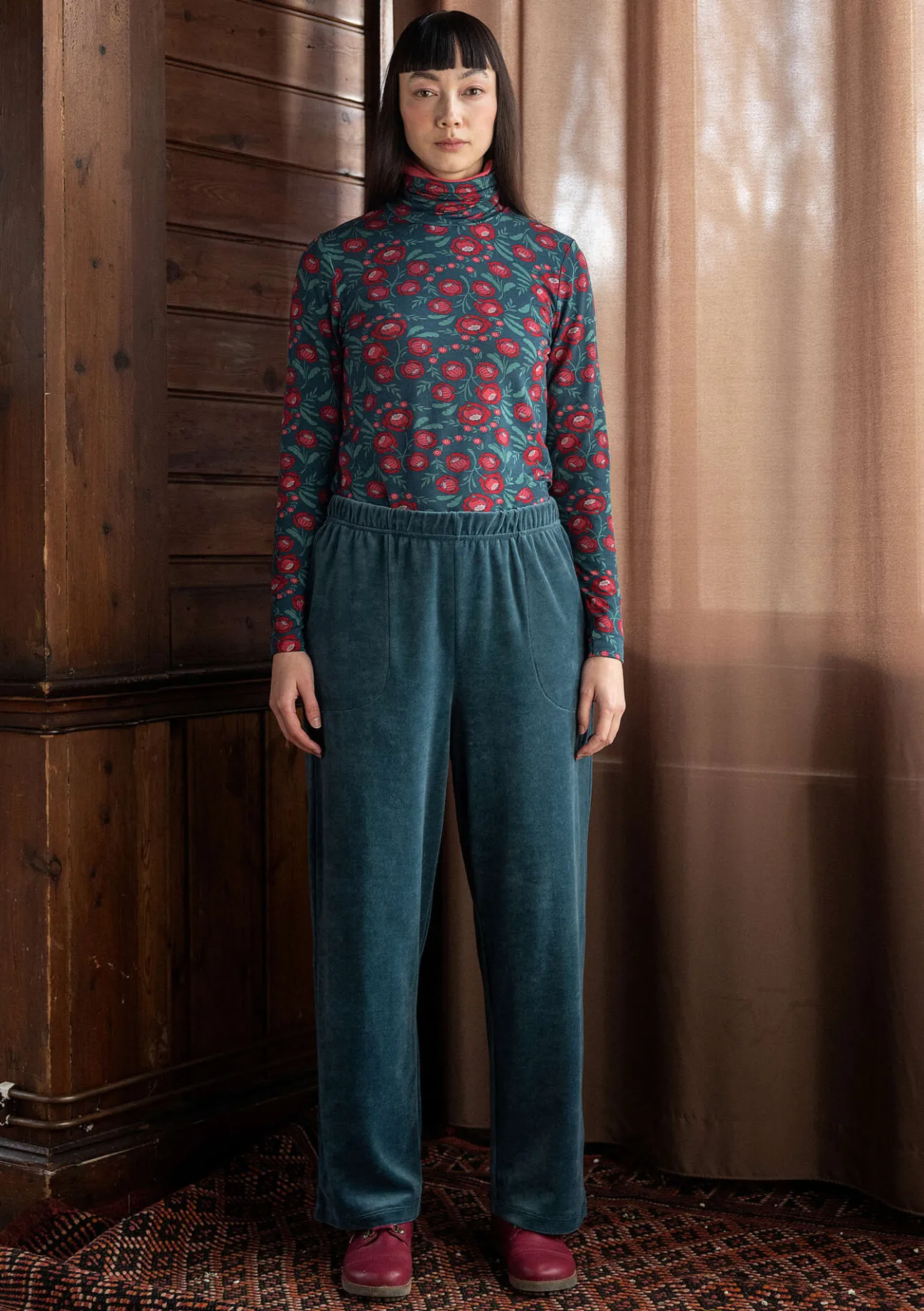 Gudrun Sjödén Velourshose „Nora“ aus Bio-Baumwolle/Recycling-Polyester> Hosen