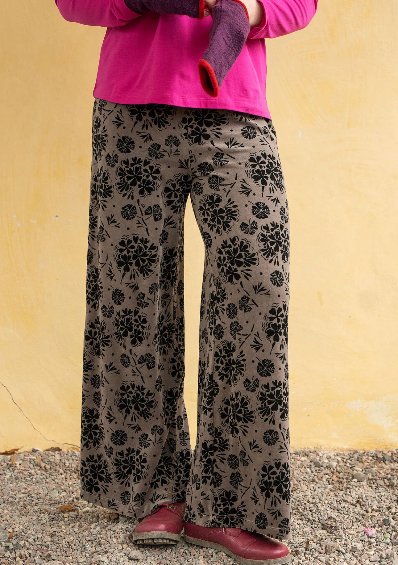 Gudrun Sjödén Velourshose „Selma“ aus Bio-Baumwolle/Recycling-Polyester> Hosen