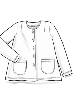 Gudrun Sjödén Veloursjacke aus Bio-Baumwolle/Recycling-Polyester><noscript><img width=