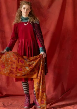 Gudrun Sjödén Velourskleid „Fyrverkeri“ aus Bio-Baumwolle/Recycling-Polyester> Kleider