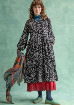 Gudrun Sjödén Velourskleid „Katla“ aus Bio-Baumwolle/Recycling-Polyester> Kleider