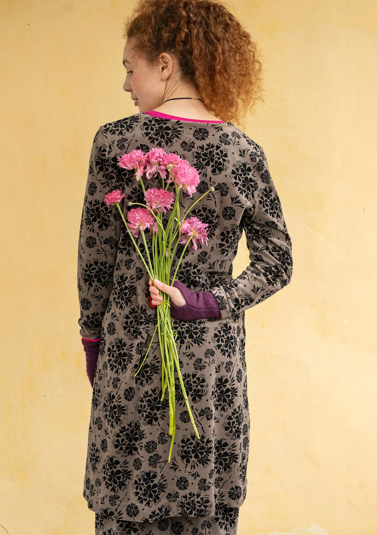 Gudrun Sjödén Velourskleid „Selma“ aus Bio-Baumwolle/Recycling-Polyester> Kleider