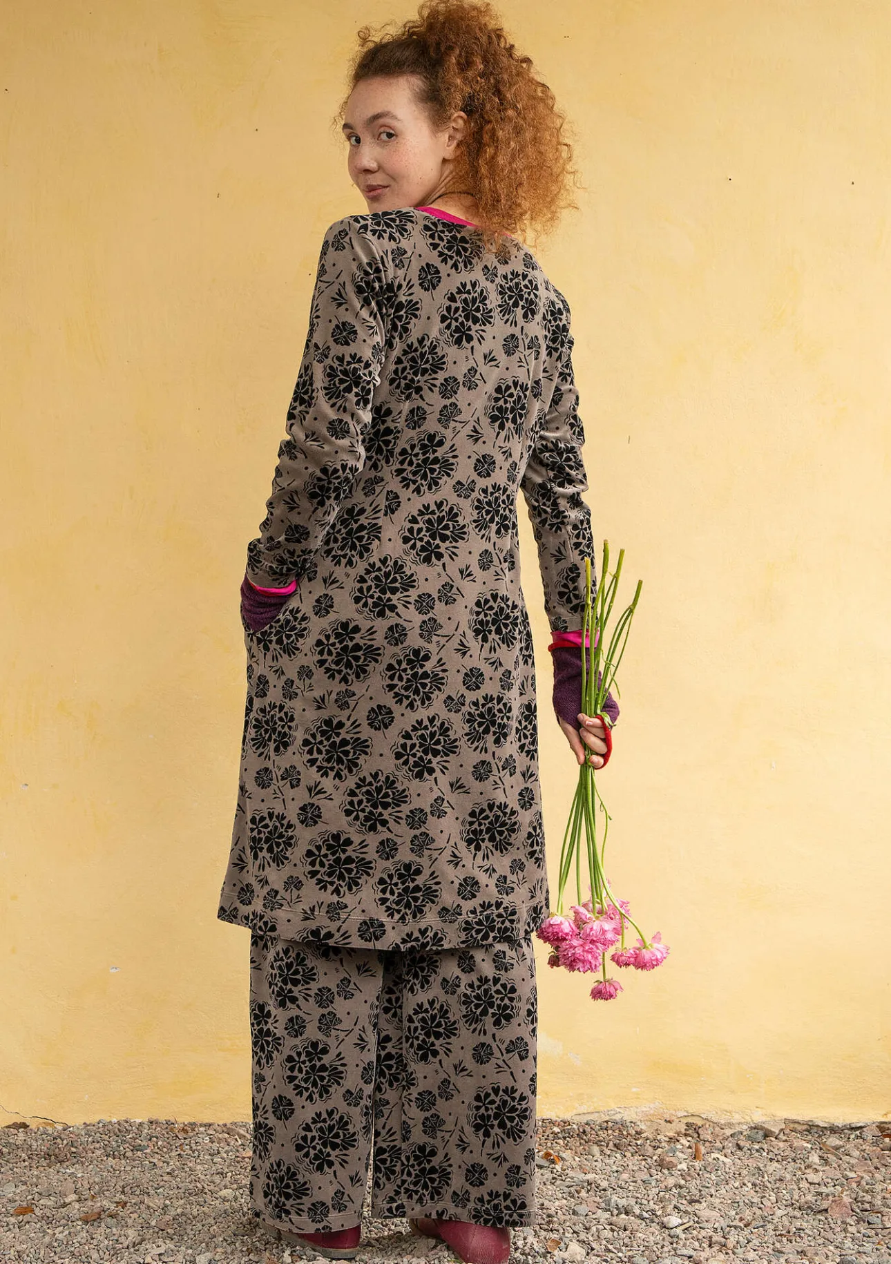 Gudrun Sjödén Velourskleid „Selma“ aus Bio-Baumwolle/Recycling-Polyester> Kleider