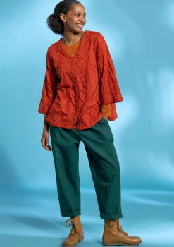 Gudrun Sjödén Webhose aus Bio-Baumwolle/Leinen> Hosen