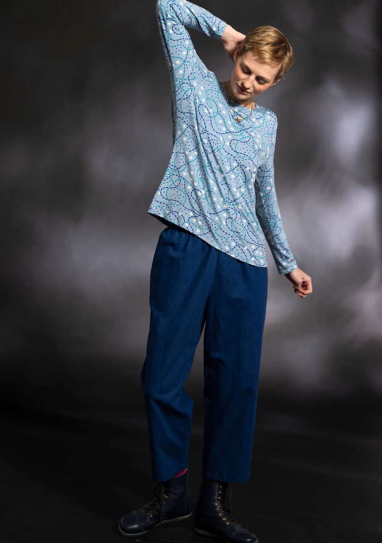 Gudrun Sjödén Webhose aus Bio-Baumwolle/Leinen> Hosen