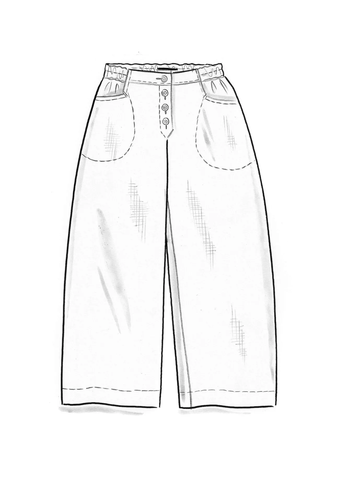 Gudrun Sjödén Webhose aus Leinen/Bio-Baumwolle> Hosen