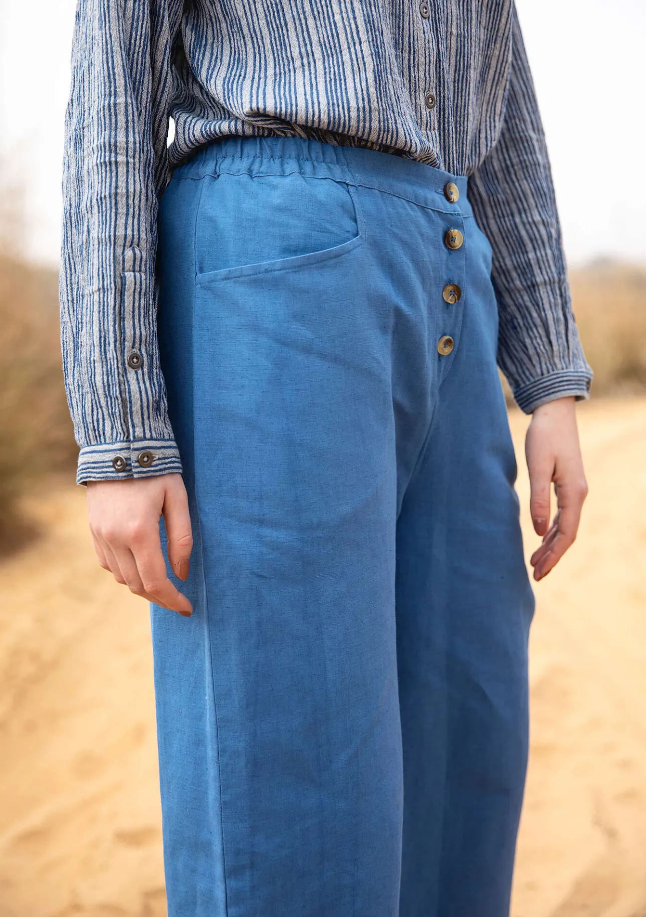 Gudrun Sjödén Webhose aus Leinen/Bio-Baumwolle> Hosen