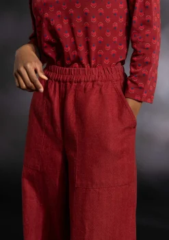 Gudrun Sjödén Webhose „Woodland“ aus Bio-Baumwolle/Leinen> Hosen